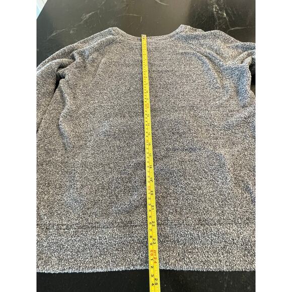 Secret Treasures Ladies gray cozy pajama sweatshirt top L - Picture 6 of 9